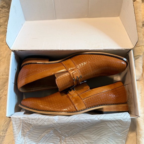 Gino Vitale Men's Diamond Cut Loafers - Picture 1 of 6